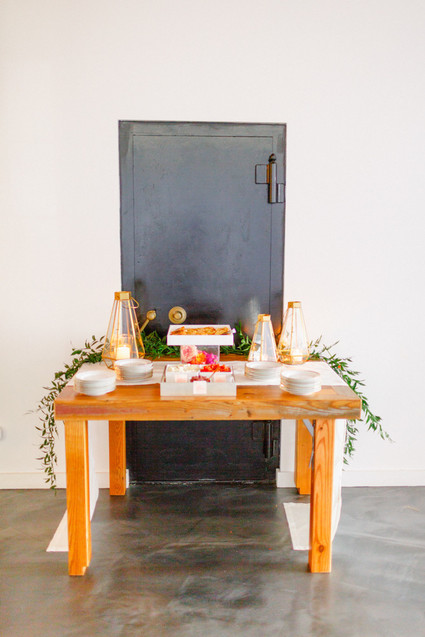 Bright floral baby shower