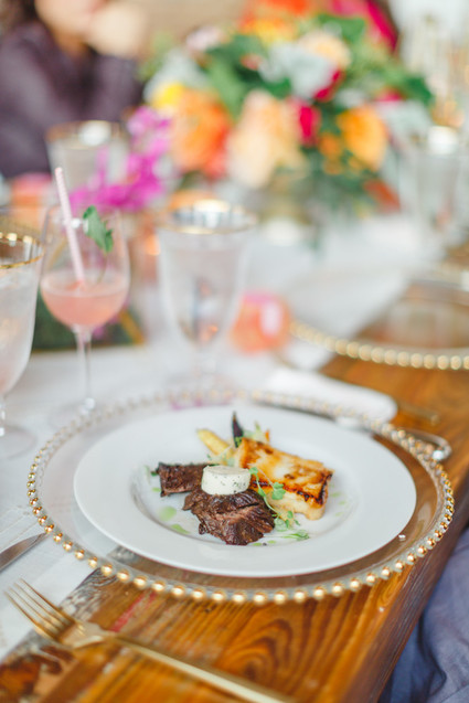 Bright floral baby shower