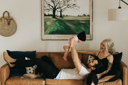 Artsy family home tour