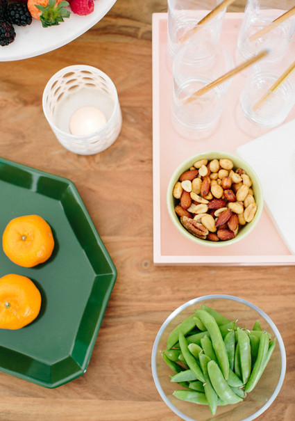 Pre-wedding bridal party snack bar