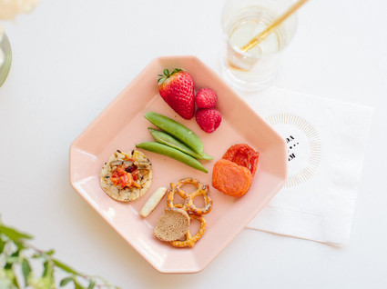 Pre-wedding bridal party snack bar