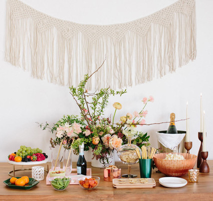 Pre-wedding bridal party snack bar