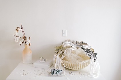 All white first birthday