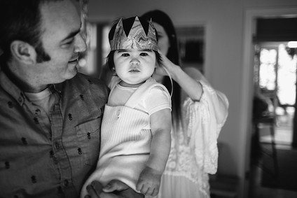 All white first birthday