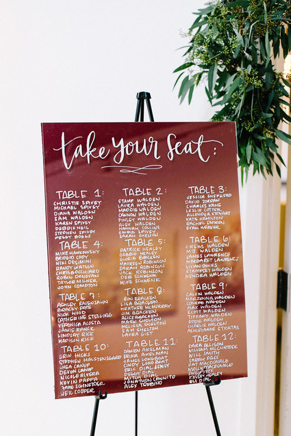 Seating chart Inspiration
