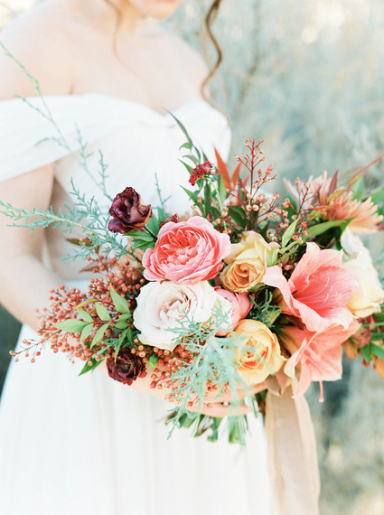 Rustic bridal bouquet