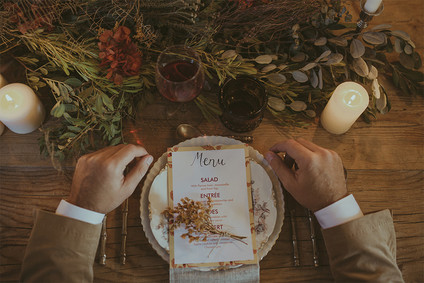 Rustic place setting
