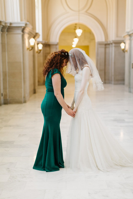 San Francisco City Hall elopement Inspiration
