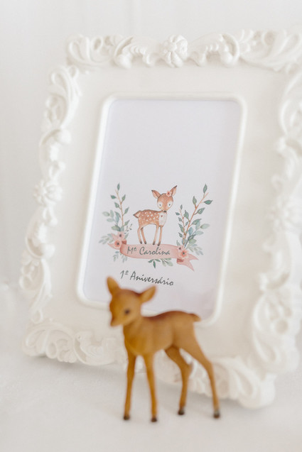 Floral Bambi 1st birthday Inspiration