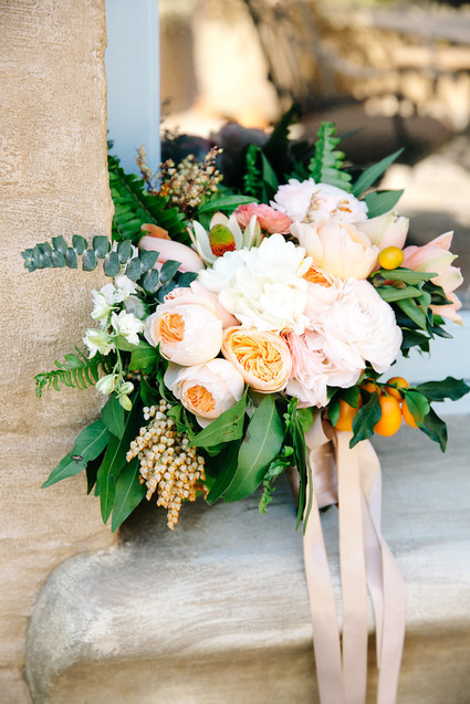 Desert inspired bridal bouquet