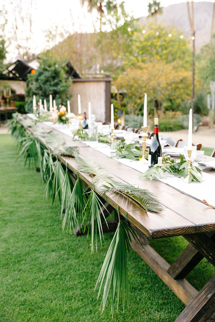 Palm Springs tablescape