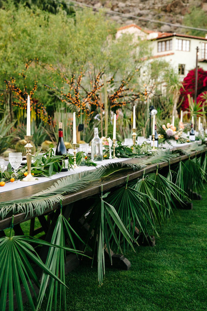 Desert inspired tablescape