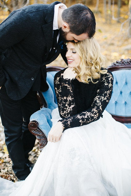 Black bridal fashion