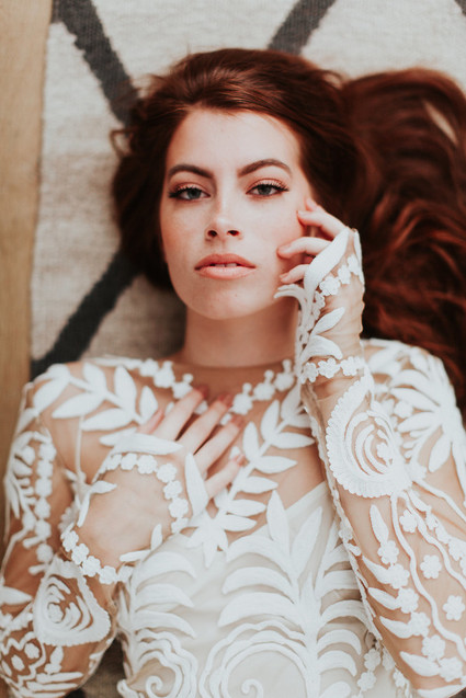 Modern bridal makeup