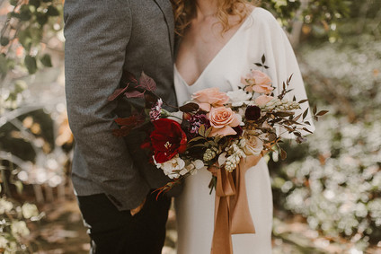 Fall bridal bouquet