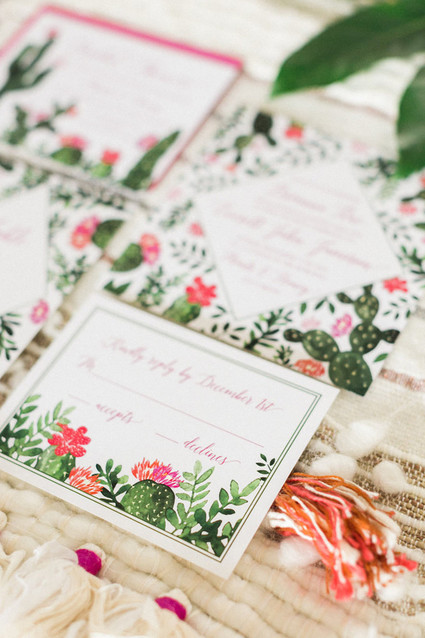 Cactus invitations Inspiration