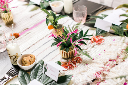 Tropical centerpieces Inspiration