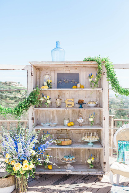 Spring french inspired baby shower Inspiration