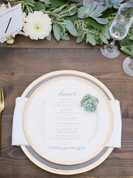 Elegant place setting Inspiration