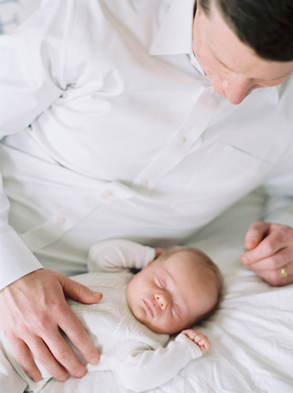 classic newborn photos on film