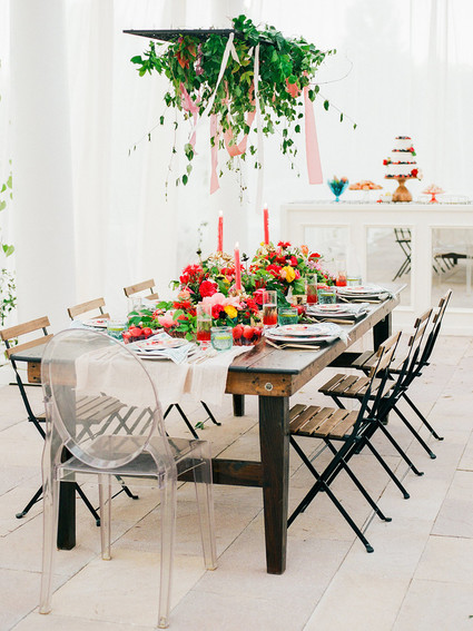 Modern tablescape
