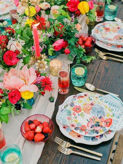 Spring table decor
