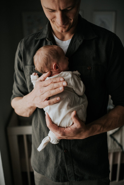 Moody newborn photos