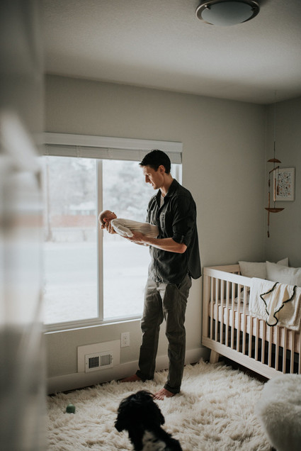 Moody newborn photos