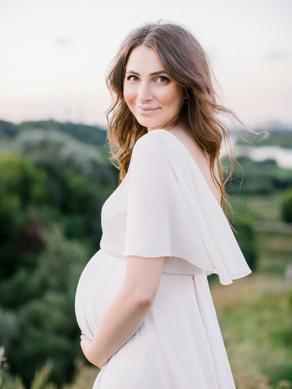 Dreamy formal maternity photos