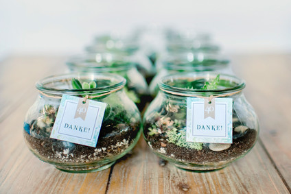 Terrarium favors Inspiration