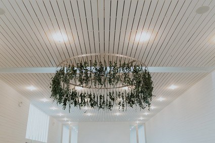 Greenery chandelier