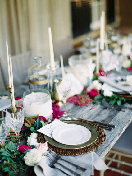 Romantic place setting Inspiration