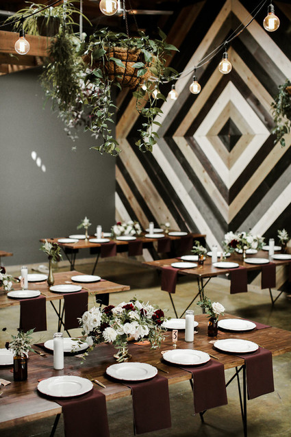 boho wedding reception