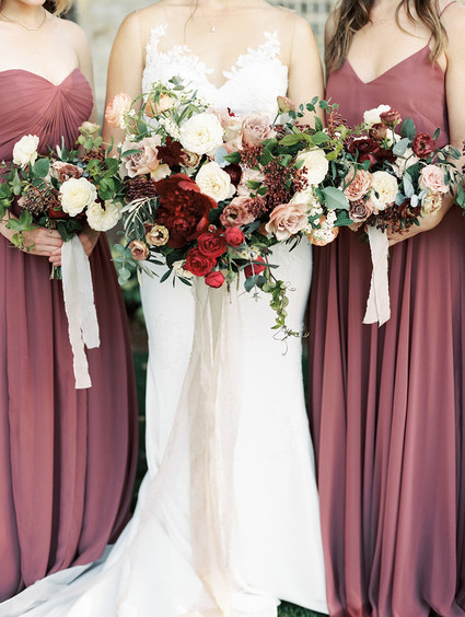 Fall bridal bouquet