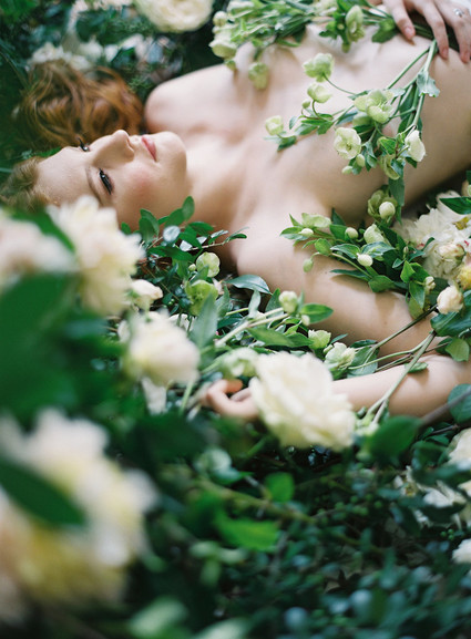 Floral bridal editorial