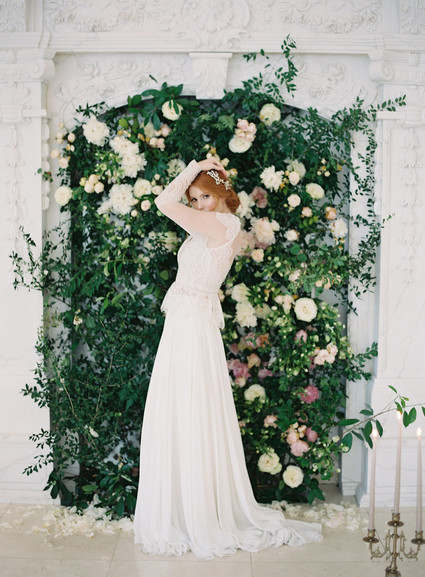 Floral backdrop