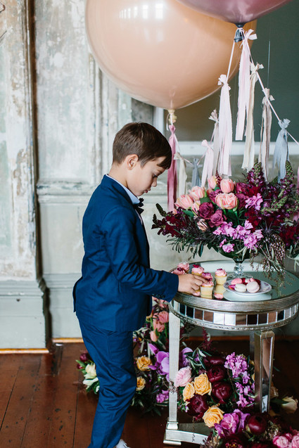 Moody floral spring party ideas