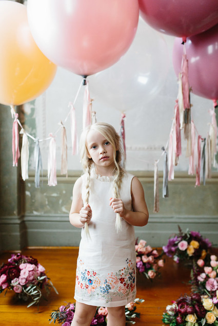 Moody floral spring party ideas