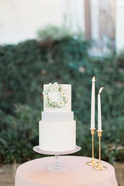 Spring wedding cake