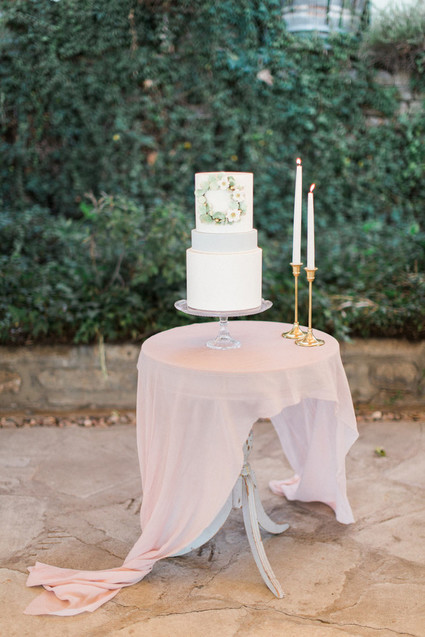Spring wedding cake