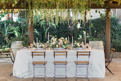 Wedding tablescape