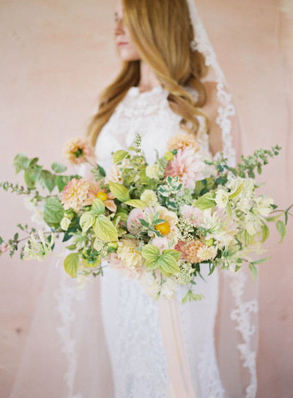 Spring bridal bouquet