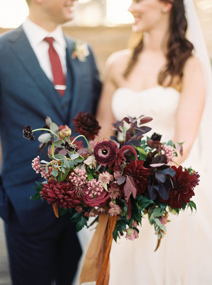 Fall bridal bouquet