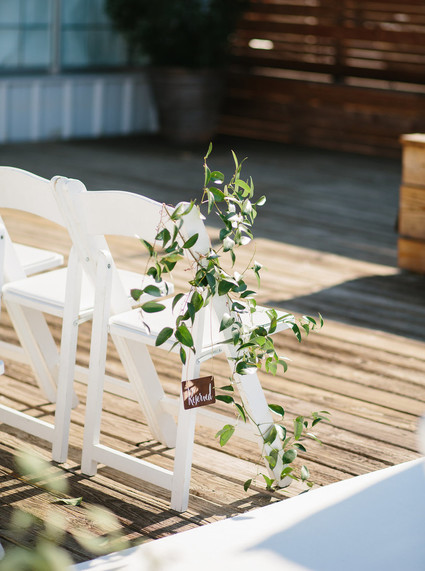 Ceremony chairs
