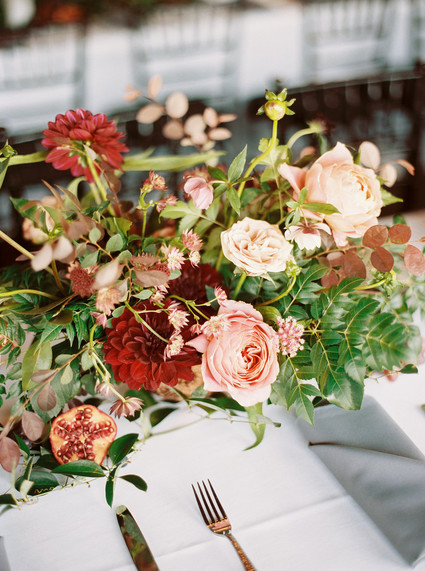 Fall wedding flowers