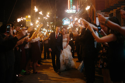 Sparkler send-off Inspiration