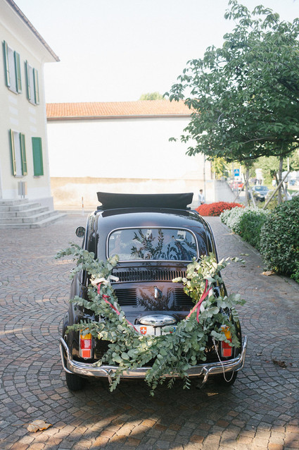 Vintage getaway car