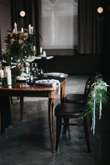 Moody tablescape