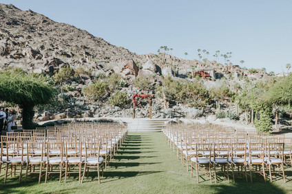Palm Springs wedding ceremony