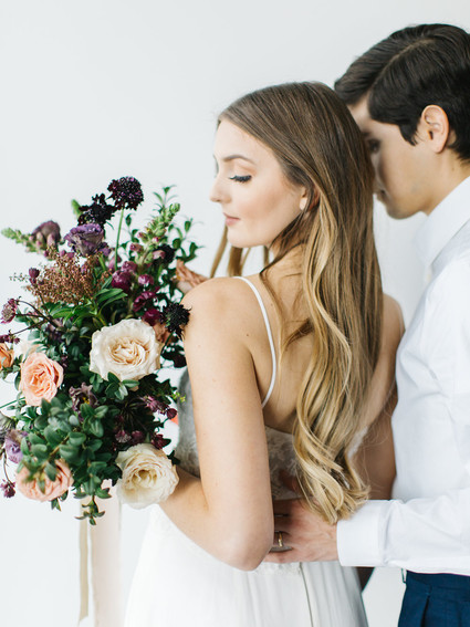 Organic bridal bouquet